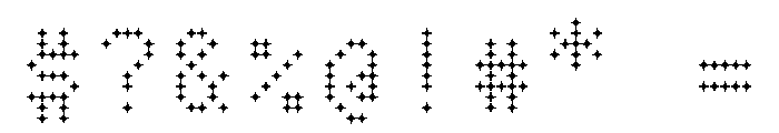 BestBitsVARWeb SparkBold Instance Font OTHER CHARS