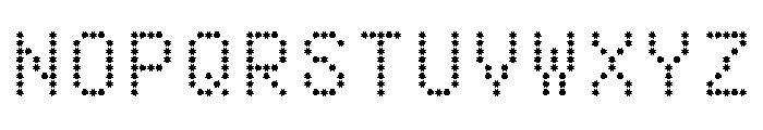 BestBitsVARWeb SunBold Instance Font UPPERCASE