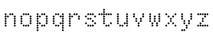 BestBitsVARWeb SunBold Instance Font LOWERCASE