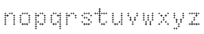 BestBitsVARWeb WaffleBold Instance Font LOWERCASE