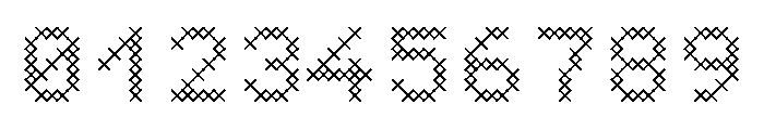 BestBitsVARWeb XtitchBold Instance Font OTHER CHARS