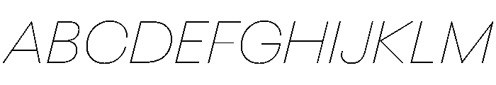 BestGroteskTrialWeb AirItalic Font UPPERCASE