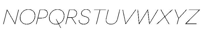 BestGroteskTrialWeb AirItalic Font UPPERCASE