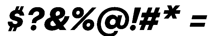 BestGroteskTrialWeb BoldItalic Font OTHER CHARS