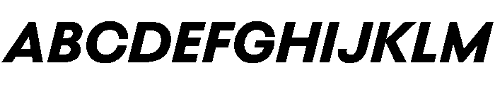 BestGroteskTrialWeb BoldItalic Font UPPERCASE