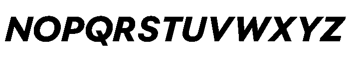 BestGroteskTrialWeb BoldItalic Font UPPERCASE