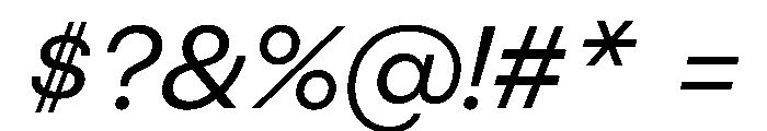 BestGroteskTrialWeb Italic Font OTHER CHARS