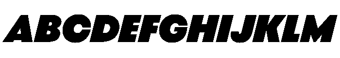 BestGroteskTrialWeb PosterItalic Font UPPERCASE