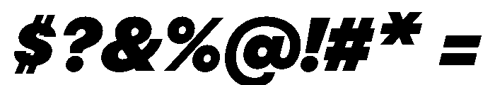BestGroteskVARTrialWeb BlackItalic Instance Font OTHER CHARS