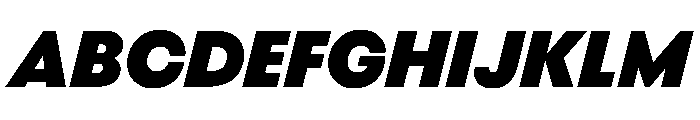 BestGroteskVARTrialWeb BlackItalic Instance Font UPPERCASE