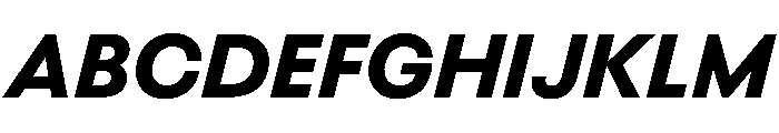 BestGroteskVARTrialWeb BoldItalic Instance Font UPPERCASE