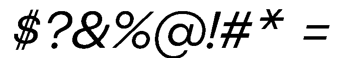 BestGroteskVARTrialWeb Italic Instance Font OTHER CHARS