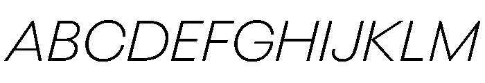 BestGroteskVARTrialWeb LightItalic Instance Font UPPERCASE