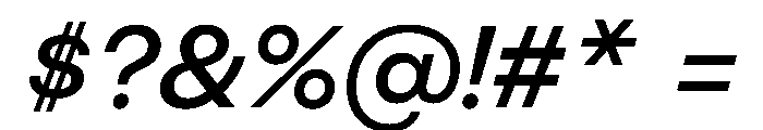 BestGroteskVARTrialWeb MediumItalic Instance Font OTHER CHARS