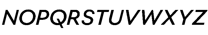 BestGroteskVARTrialWeb MediumItalic Instance Font UPPERCASE