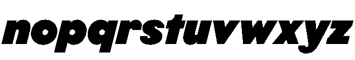 BestGroteskVARTrialWeb PosterItalic Instance Font LOWERCASE
