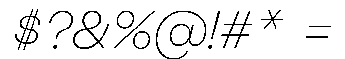 BestGroteskVARTrialWeb ThinItalic Instance Font OTHER CHARS