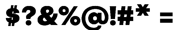 BestGroteskVARTrialWeb XBold Instance Font OTHER CHARS