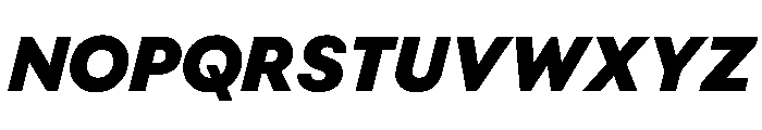 BestGroteskVARTrialWeb XBoldItalic Instance Font UPPERCASE