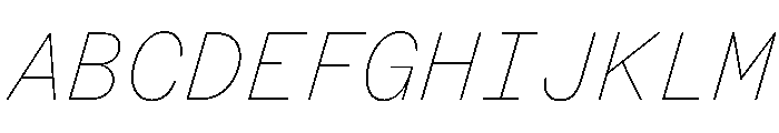 BestSingleTrialWeb AirItalic Font UPPERCASE