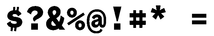 BestSingleTrialWeb Black Font OTHER CHARS