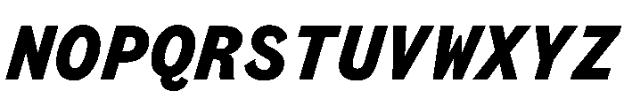 BestSingleTrialWeb BlackItalic Font UPPERCASE