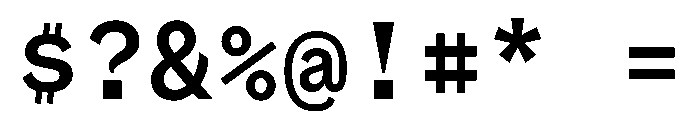 BestSingleTrialWeb Bold Font OTHER CHARS