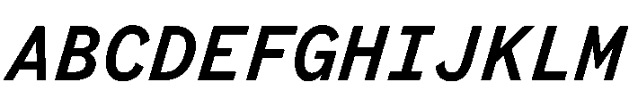 BestSingleTrialWeb BoldItalic Font UPPERCASE