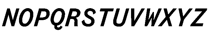 BestSingleTrialWeb BoldItalic Font UPPERCASE