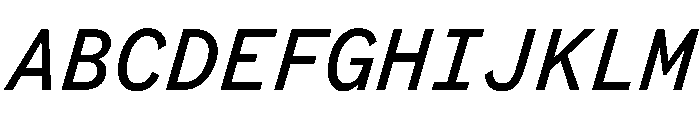 BestSingleTrialWeb DemiItalic Font UPPERCASE