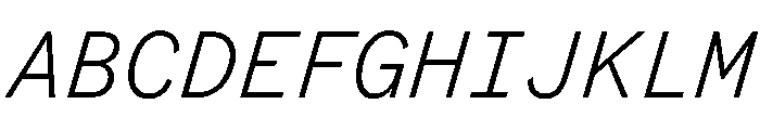 BestSingleTrialWeb LightItalic Font UPPERCASE