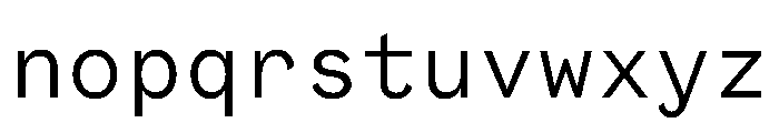 BestSingleTrialWeb Regular Font LOWERCASE
