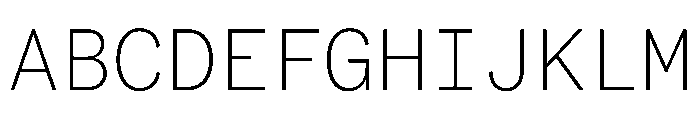 BestSingleTrialWeb Thin Font UPPERCASE