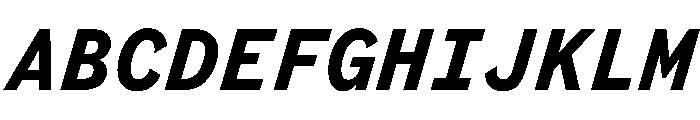 BestSingleTrialWeb XBoldItalic Font UPPERCASE