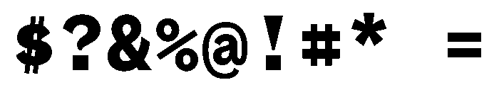 BestSingleVARTrialWeb Black Instance Font OTHER CHARS