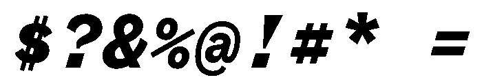 BestSingleVARTrialWeb BlackItalic Instance Font OTHER CHARS