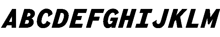 BestSingleVARTrialWeb BlackItalic Instance Font UPPERCASE