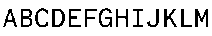 BestSingleVARTrialWeb Medium Instance Font UPPERCASE