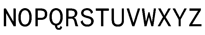 BestSingleVARTrialWeb Medium Instance Font UPPERCASE