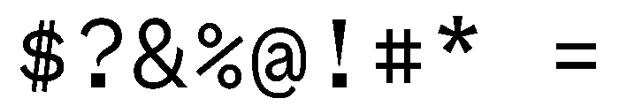 BestSingleVARTrialWeb Regular Instance Font OTHER CHARS
