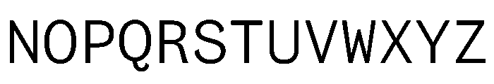 BestSingleVARTrialWeb Regular Instance Font UPPERCASE