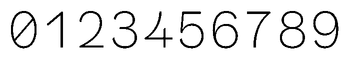 BestSingleVARTrialWeb Thin Instance Font OTHER CHARS