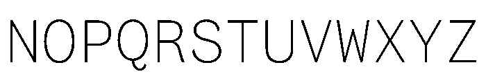 BestSingleVARTrialWeb Thin Instance Font UPPERCASE