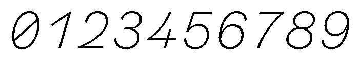 BestSingleVARTrialWeb ThinItalic Instance Font OTHER CHARS