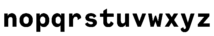 BestSingleVARTrialWeb XBold Instance Font LOWERCASE