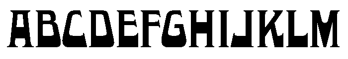 Bet Bold Font UPPERCASE