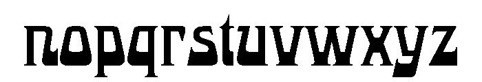 Bet Bold Font LOWERCASE