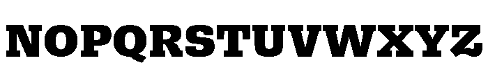 Bezzia Black Font UPPERCASE
