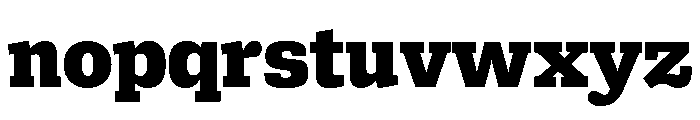 Bezzia Black Font LOWERCASE