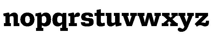 Bezzia Bold Font LOWERCASE